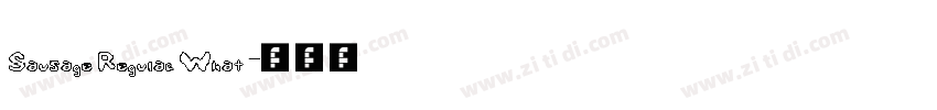 Sausage Regular What字体转换
